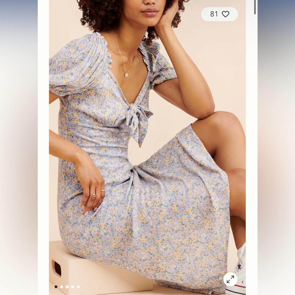 RAHI Carolina Floral Midi Dress